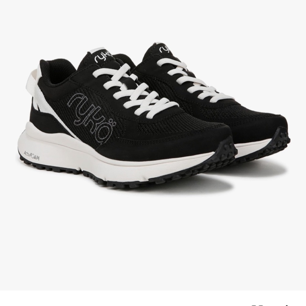 Jog On Black and White Sneakers